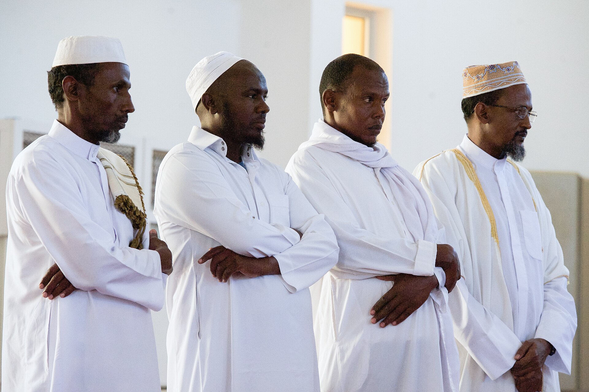 Djibouti mosque white town
