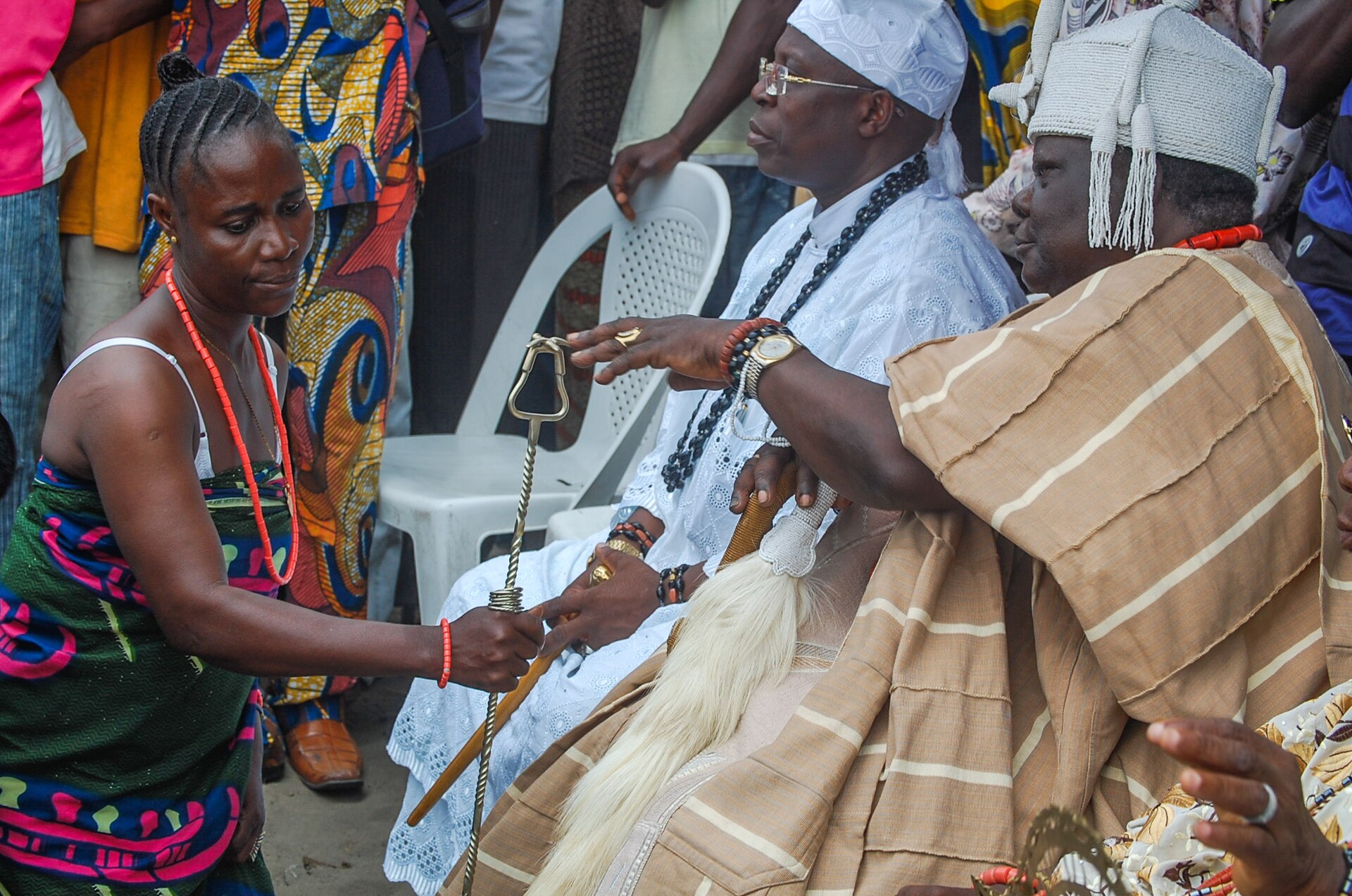 Benin royal court ceremony