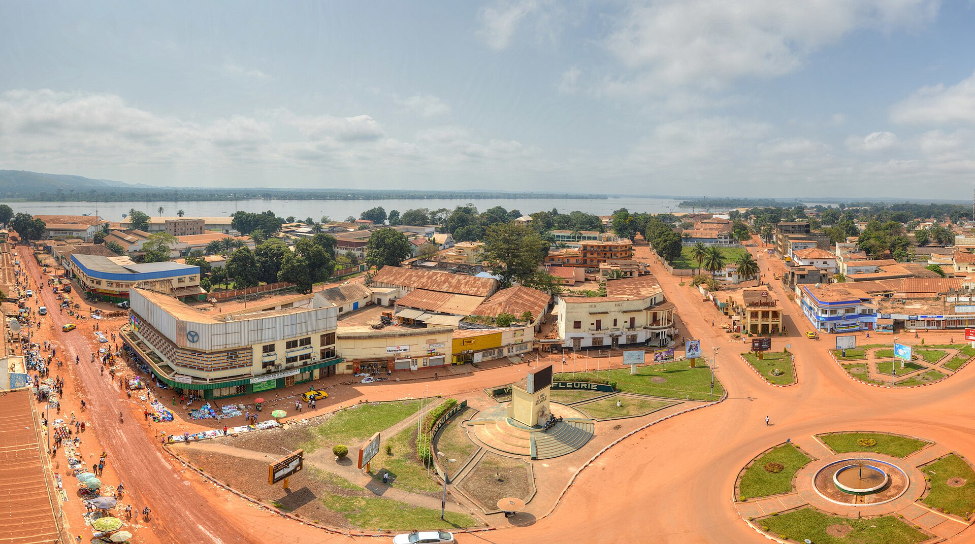 Bangui Oubangui river