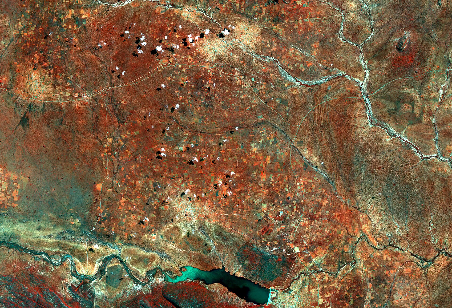 Botswana hills landscape