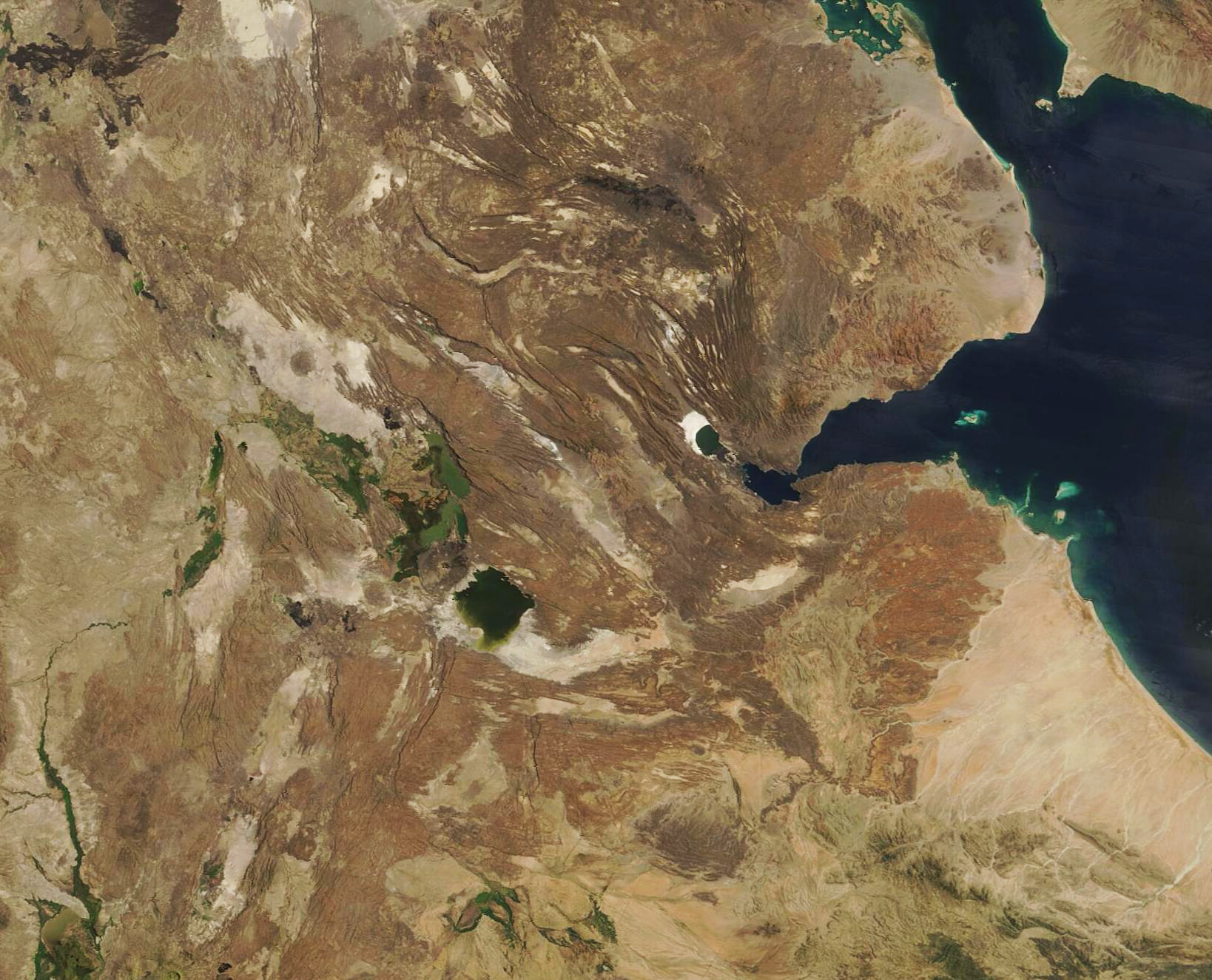 Lake Assal Djibouti salt