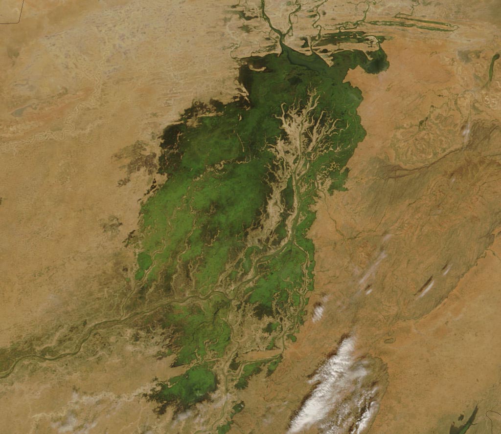 Mali Niger river landscape