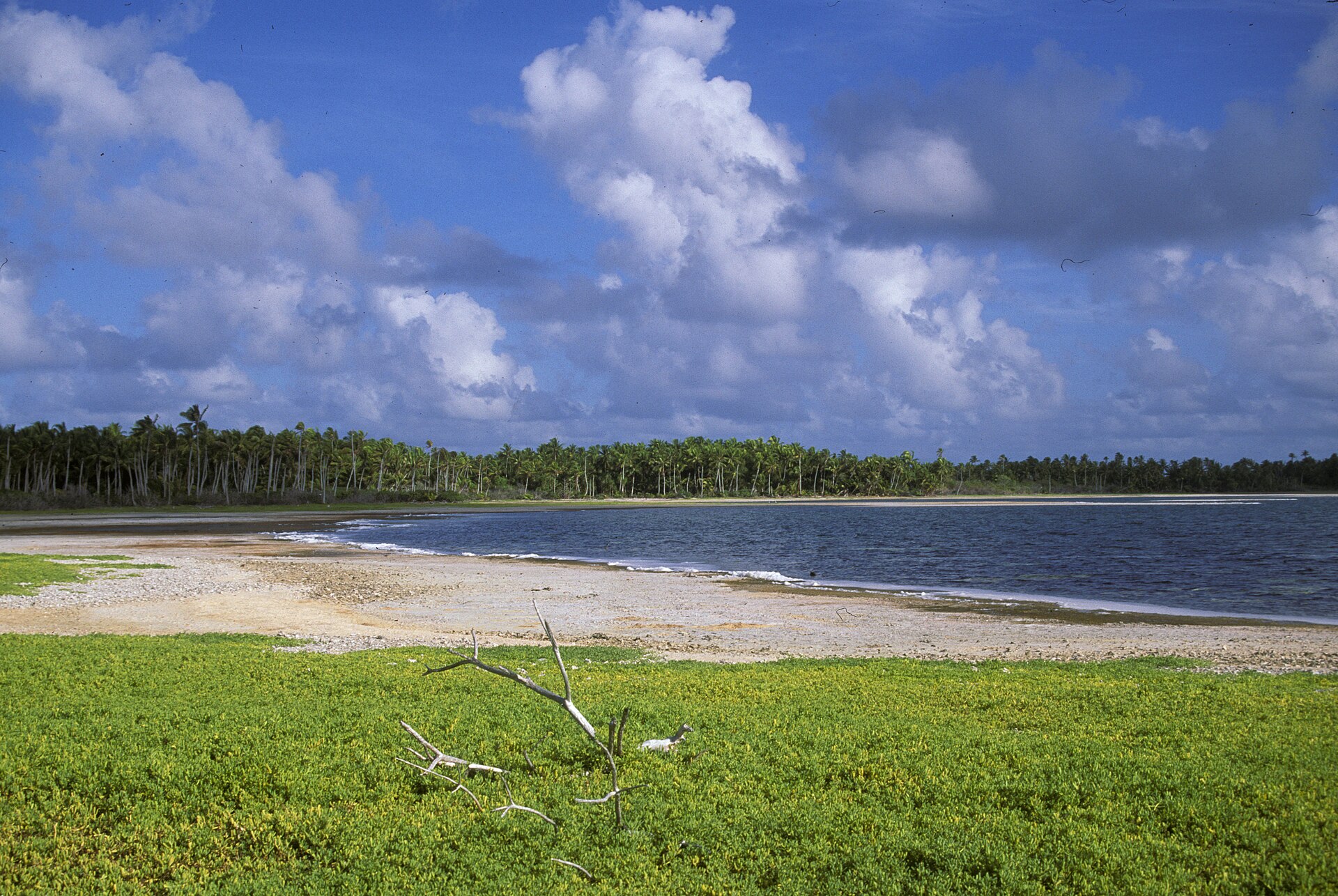 Kiribati atoll lagoon