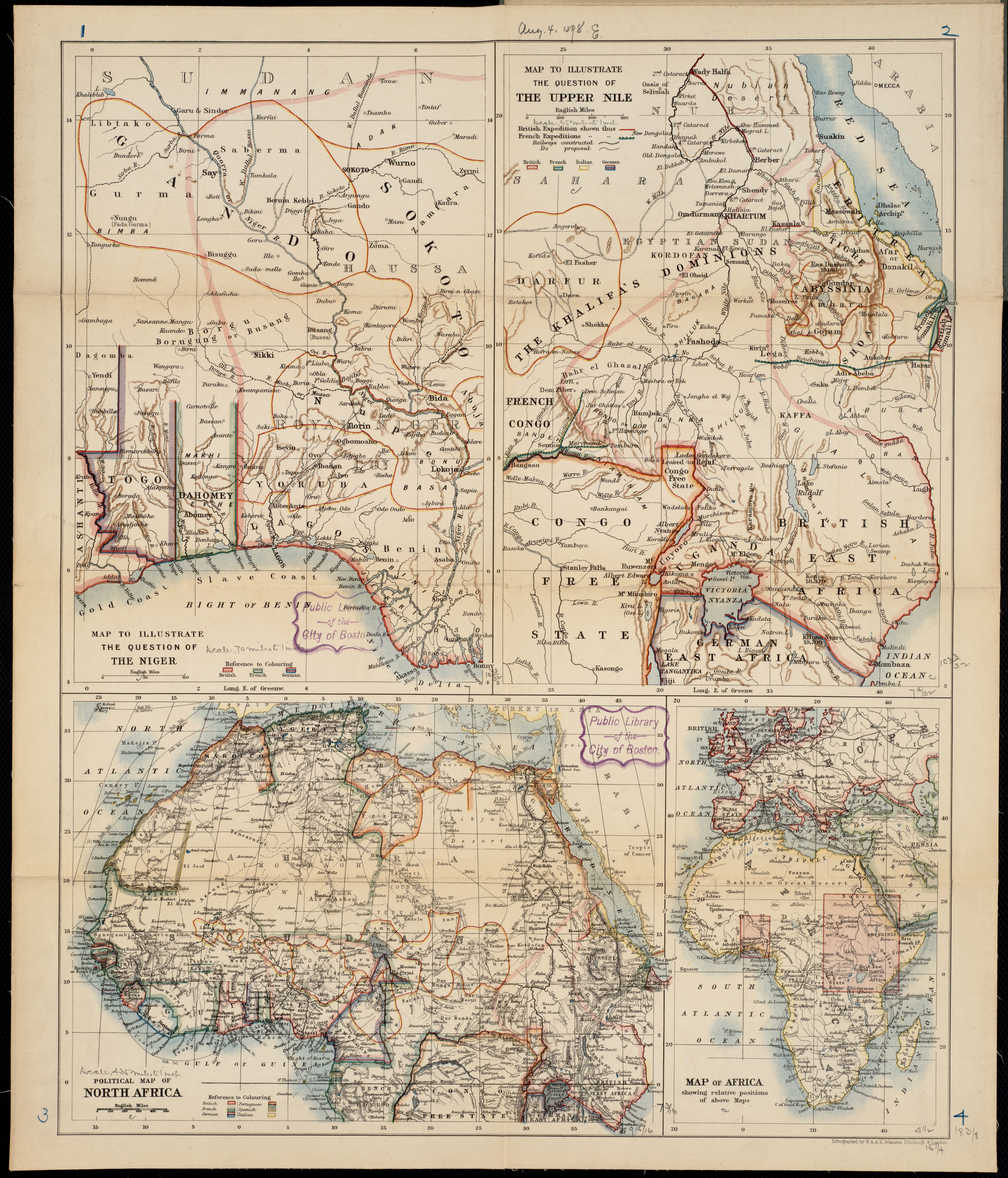 West Africa colonial town ruins