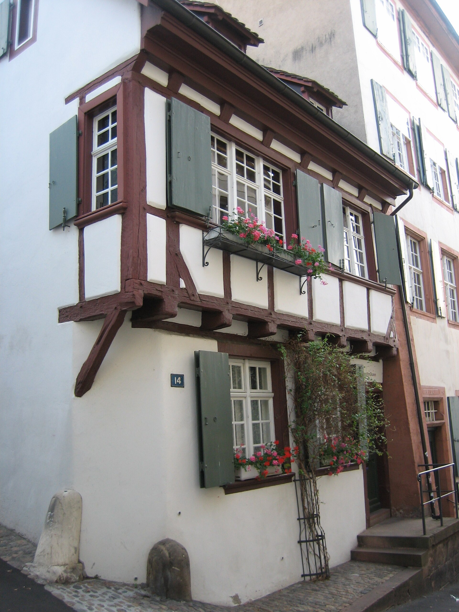 Basel old town Munsterplatz