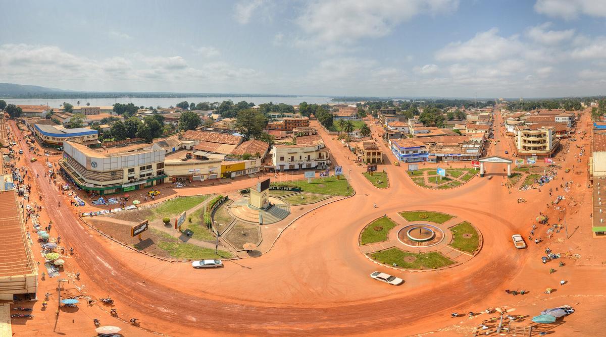 Oubangui river Bangui