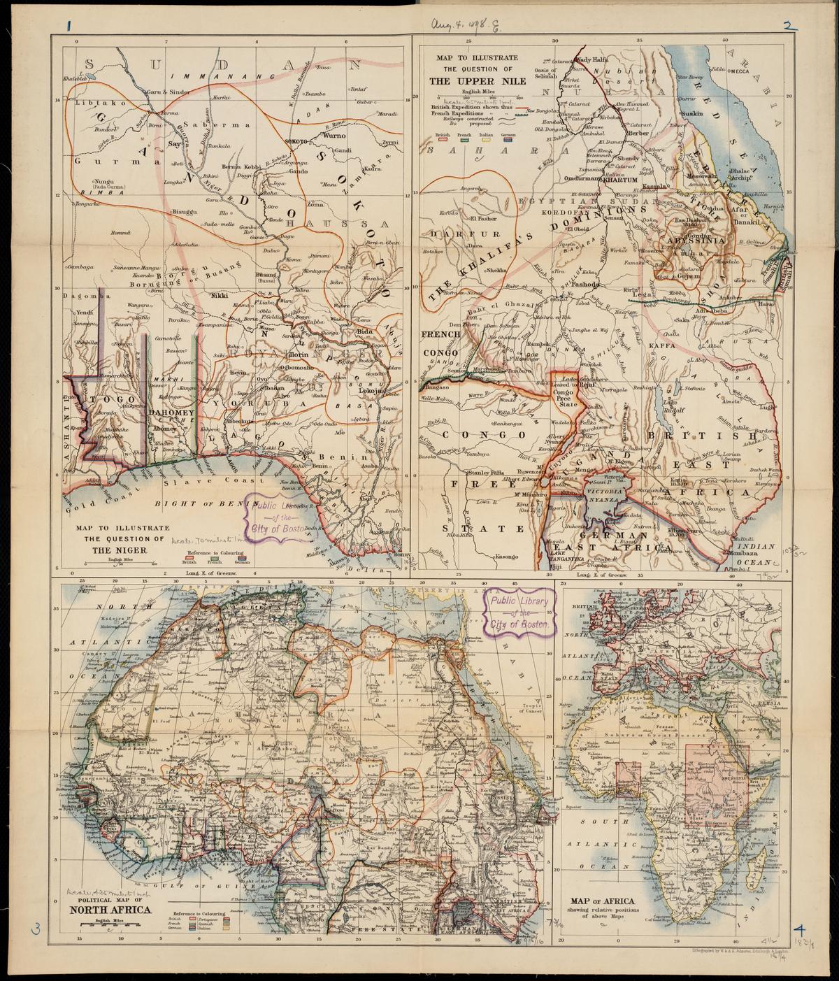 West Africa colonial town ruins