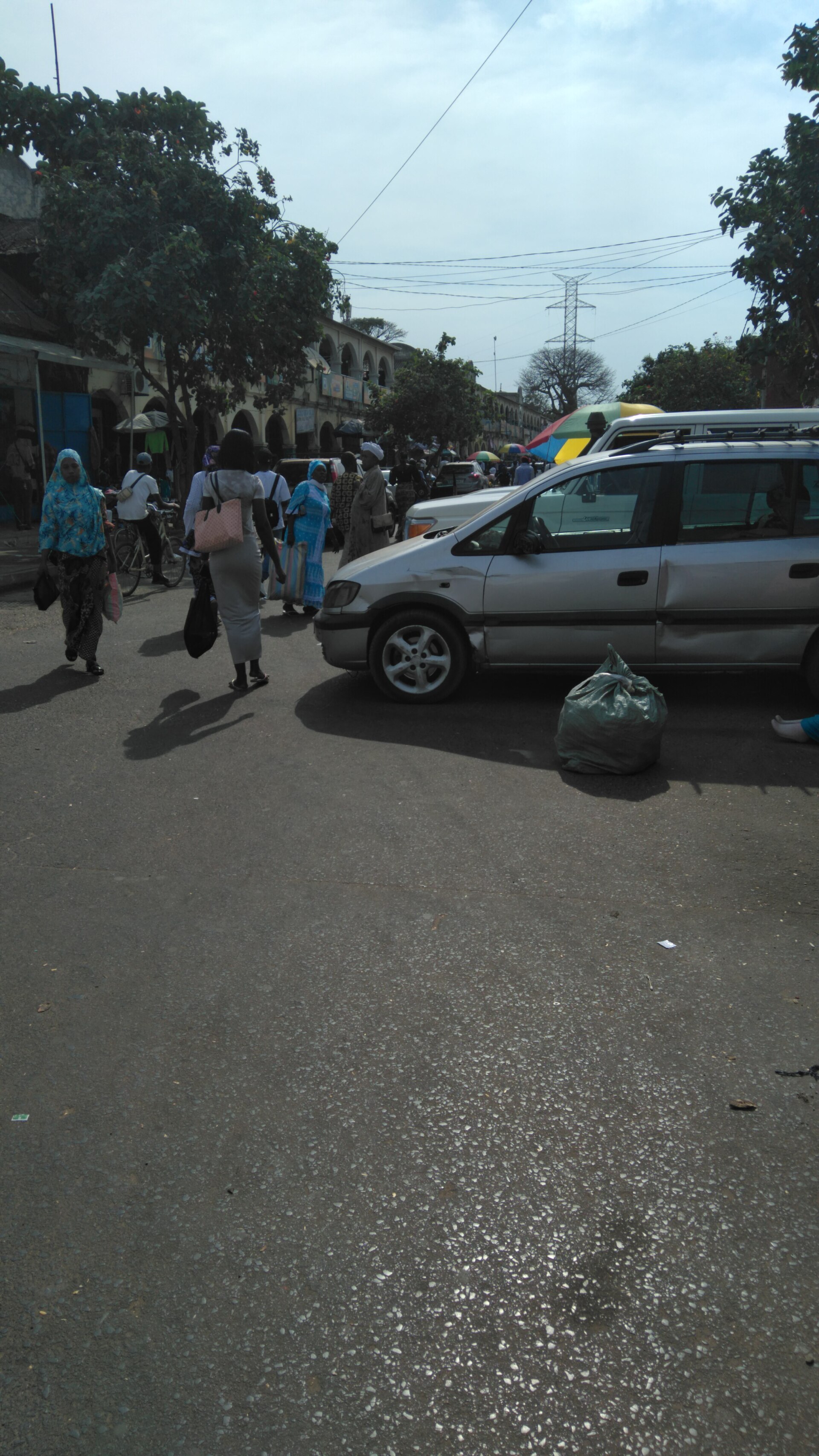 Gambia market town