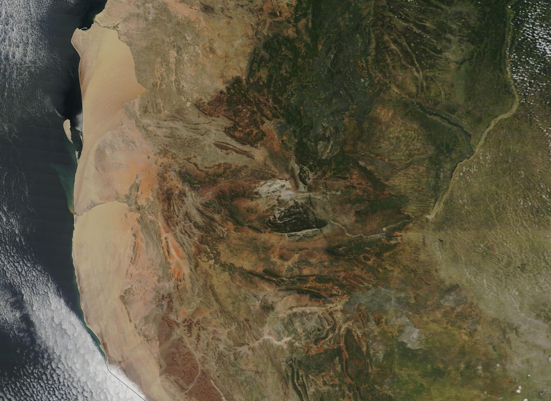 Angola landscape highlands